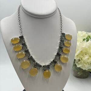 Kate Spade NY Hancock Park Yellow and Grey/smoke Colorway Collar
Necklace
